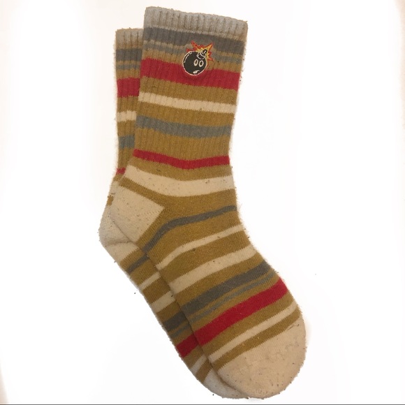 The Hundreds Unisex Multi Color Striped Socks OS - Picture 2 of 5